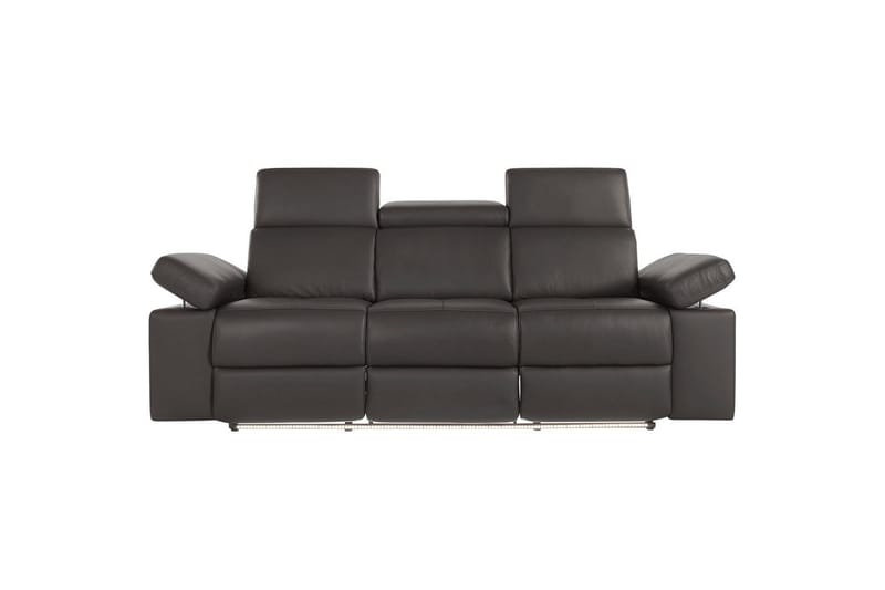 3-sitssoffa Rayland Brun, PU, Elektrisk vilstol - Brun, PU, Elektrisk vilstol - Möbler - Soffa - 3 sits soffa