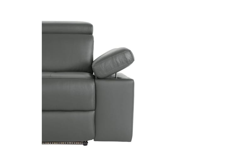 3-sitssoffa Rayland Grå, Läder/PU, Elektrisk vilstol - Grå, Läder/PU, Elektrisk vilstol - Möbler - Soffa - 3 sits soffa