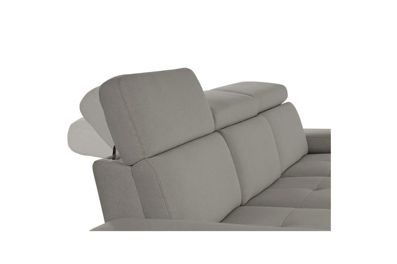 3-sitssoffa Rayland Grå, Sunday tyg, Elektrisk vilstol - Grå, Sunday tyg, Elektrisk vilstol - Möbler - Soffa - 3 sits soffa