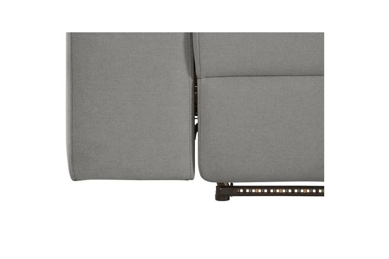 3-sitssoffa Rayland Grå, Sunday tyg, Elektrisk vilstol - Grå, Sunday tyg, Elektrisk vilstol - Möbler - Soffa - 3 sits soffa