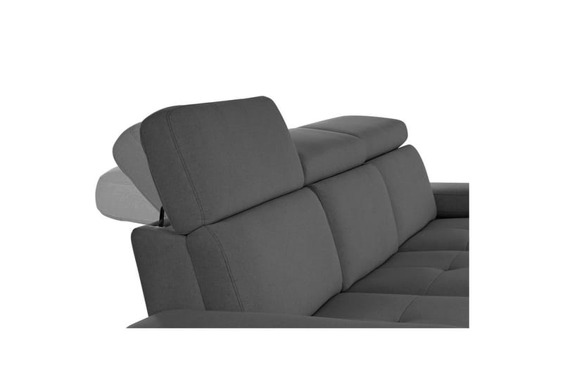 3-sitssoffa Rayland Grå, Sunday tyg, Manuell vilstol - Grå, Sunday tyg, Manuell vilstol - Möbler - Soffa - 3 sits soffa