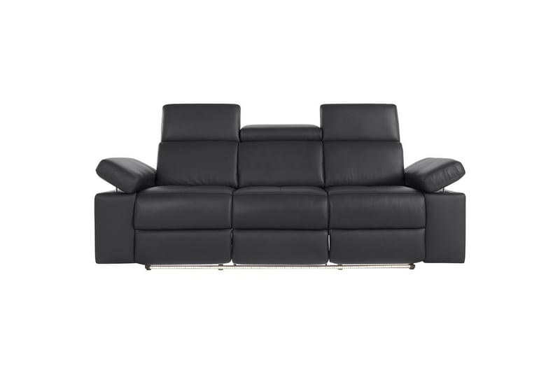 3-sitssoffa Rayland Svart, PU, Elektrisk vilstol - Svart, PU, Elektrisk vilstol - Möbler - Soffa - Biosoffa & reclinersoffa