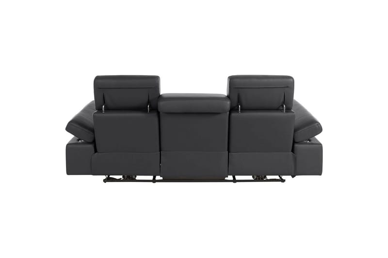 3-sitssoffa Rayland Svart, PU, Elektrisk vilstol - Svart, PU, Elektrisk vilstol - Möbler - Soffa - Biosoffa & reclinersoffa