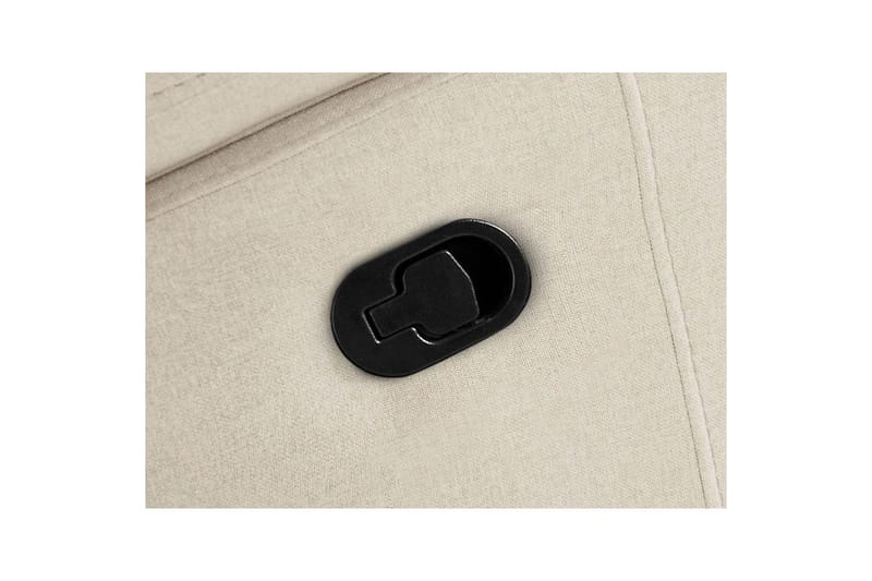 3-sitssoffa Rayland Vit, Sunday tyg, Elektrisk vilstol - Vit, Sunday tyg, Elektrisk vilstol - Möbler - Soffa - 3 sits soffa