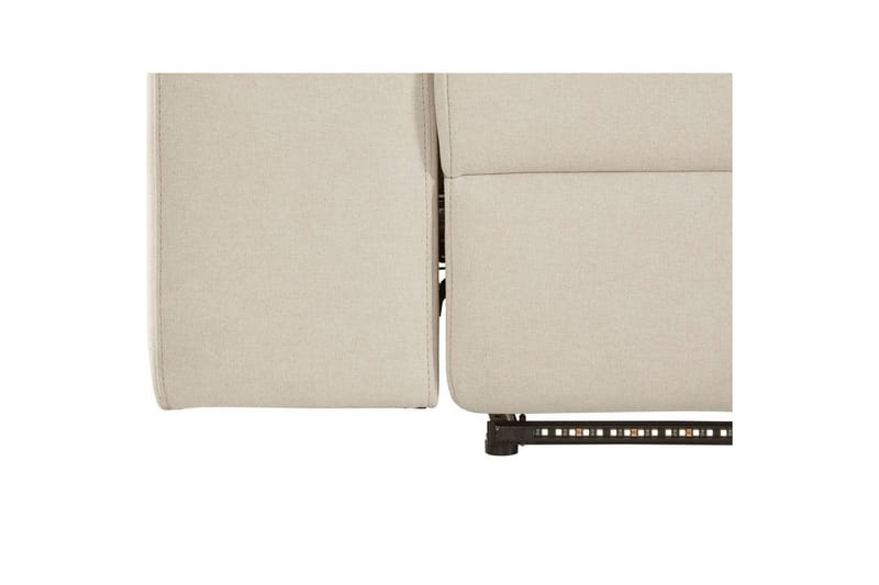 3-sitssoffa Rayland Vit, Sunday tyg, Elektrisk vilstol - Vit, Sunday tyg, Elektrisk vilstol - Möbler - Soffa - 3 sits soffa