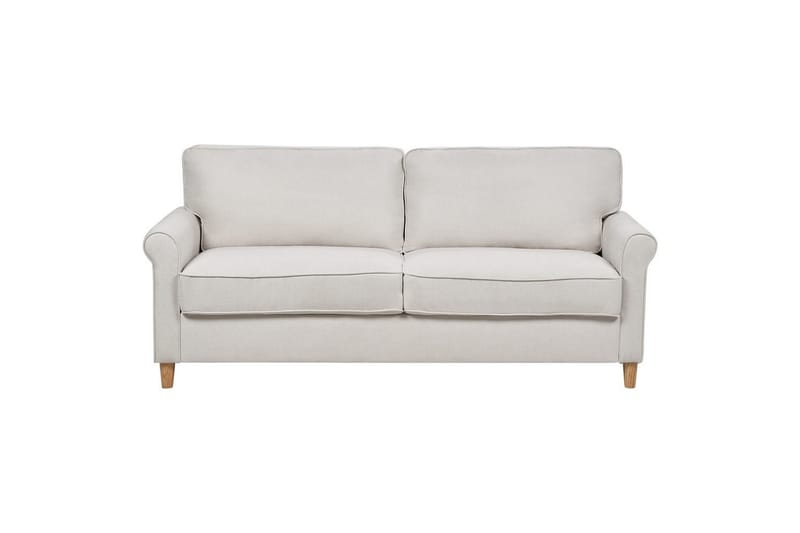 3-sitssoffa Ronneby Beige, ljust trä - Beige, ljust trä - Möbler - Soffa - 3 sits soffa
