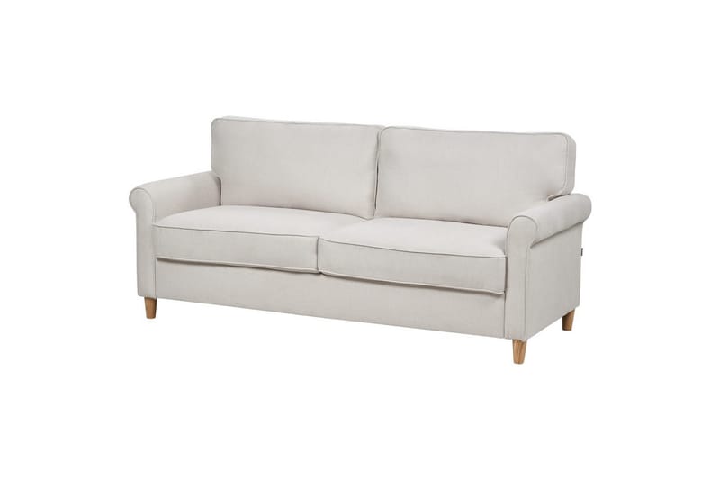 3-sitssoffa Ronneby Beige, ljust trä - Beige, ljust trä - Möbler - Soffa - 3 sits soffa
