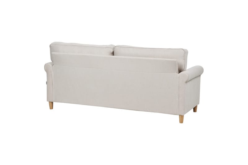 3-sitssoffa Ronneby Beige, ljust trä - Beige, ljust trä - Möbler - Soffa - 3 sits soffa