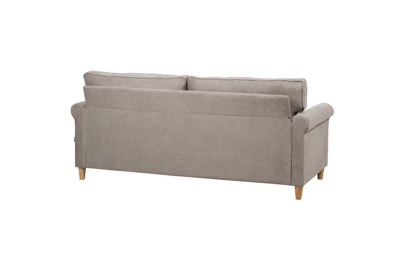 3-sitssoffa Ronneby Brunt, ljust trä - Brunt, ljust trä - Möbler - Soffa - 3 sits soffa