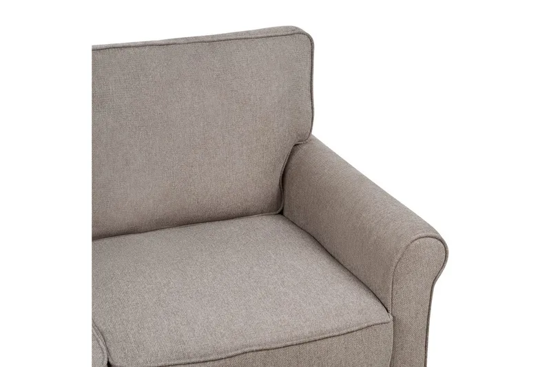 3-sitssoffa Ronneby Brunt, ljust trä - Brunt, ljust trä - Möbler - Soffa - 3 sits soffa