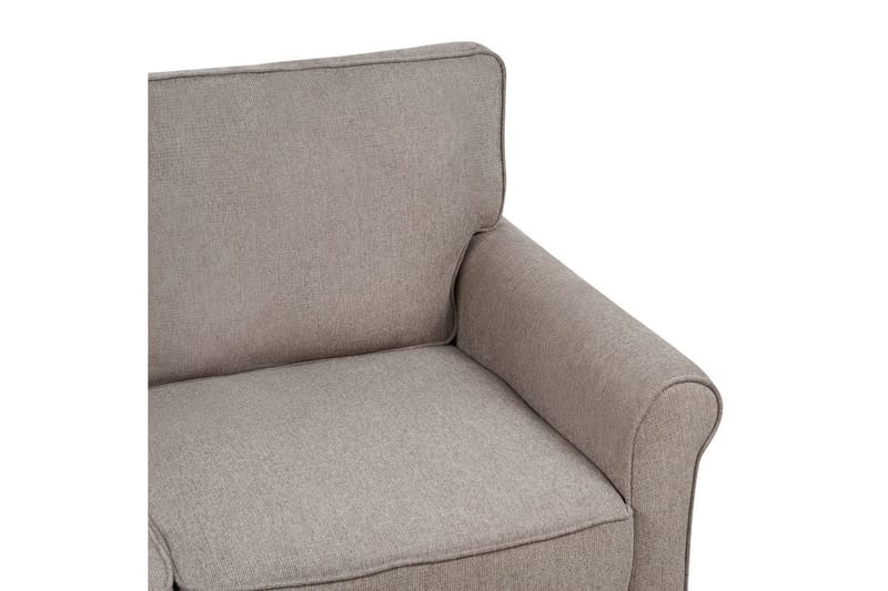 3-sitssoffa Ronneby Brunt, ljust trä - Brunt, ljust trä - Möbler - Soffa - 3 sits soffa
