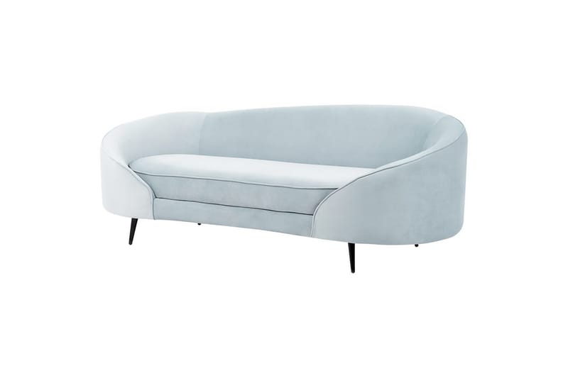 3-sitssoffa Savar Blå, Svart - Blå, Svart - Möbler - Soffa - 3 sits soffa