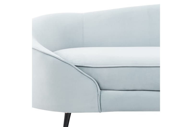 3-sitssoffa Savar Blå, Svart - Blå, Svart - Möbler - Soffa - 3 sits soffa