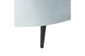 3-sitssoffa Savar Blå, Svart - Blå, Svart - Möbler - Soffa - Sammetssoffa