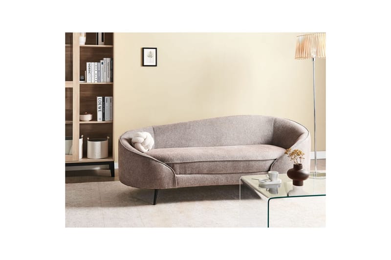 3-sitssoffa Savar Brun, Svart - Brun, Svart - Möbler - Soffa - 3 sits soffa