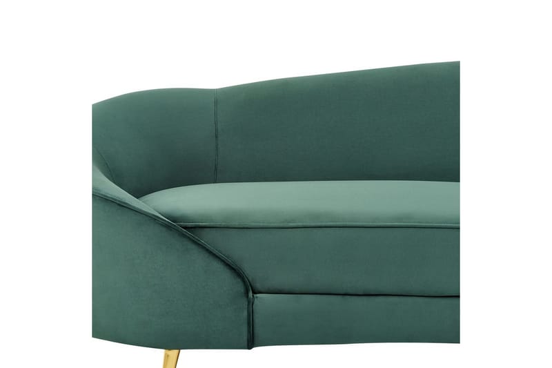3-sitssoffa Savar Grön, guld - Grön, guld - Möbler - Soffa - 3 sits soffa