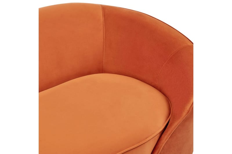 3-sitssoffa Savar Orange, Svart - Orange, Svart - Möbler - Soffa - 3 sits soffa