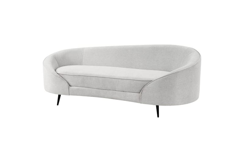 3-sitssoffa Savar Vit, Svart - Vit, Svart - Möbler - Soffa - 3 sits soffa