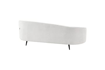 3-sitssoffa Savar Vit, Svart - Vit, Svart - Möbler - Soffa - 3 sits soffa