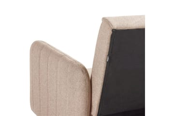 3-sitssoffa Senja Brunt, mörkt trä, guld - Beige - Möbler - Soffa - Bäddsoffa