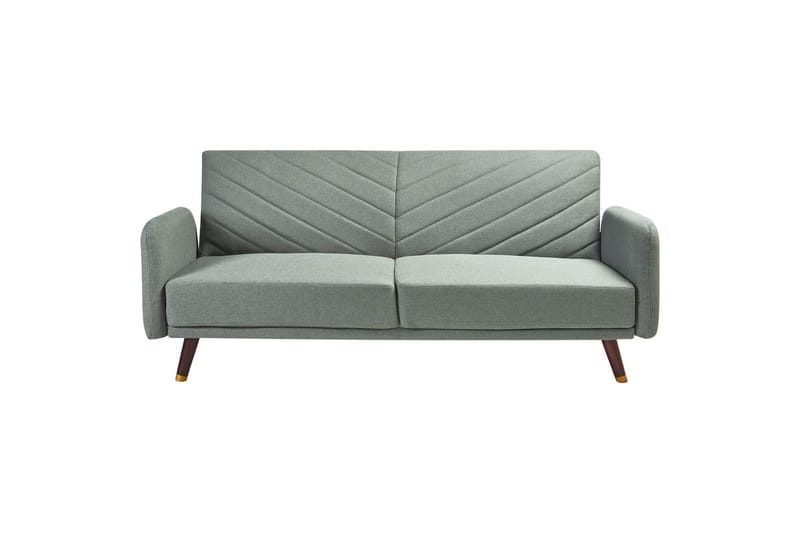 3-sitssoffa Senja Grönt, mörkt trä, guld - Grönt, mörkt trä, guld - Möbler - Soffa - Bäddsoffa