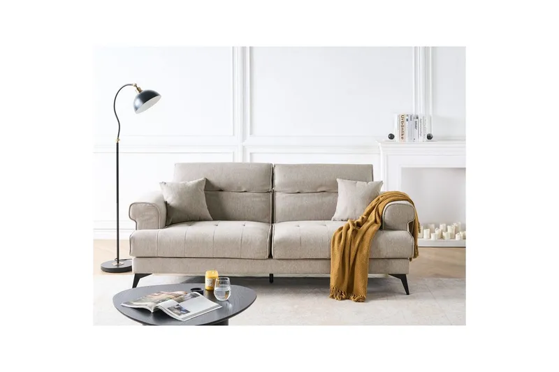 3-sitssoffa Skive Beige - Beige - Möbler - Soffa - 3 sits soffa