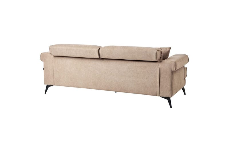 3-sitssoffa Skive Brun, Svart - Beige - Möbler - Soffa - 3 sits soffa