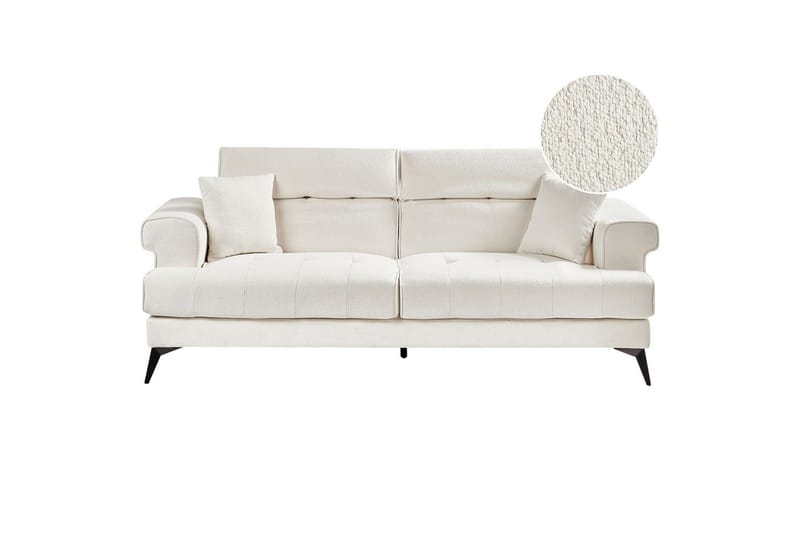 3-sitssoffa Skive Vit/Svart - Vit/Svart - Möbler - Soffa - 3 sits soffa
