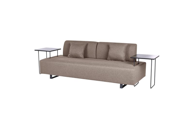 3-sitssoffa Sokna Brun, Svart - Brun, Svart - Möbler - Soffa - 3 sits soffa