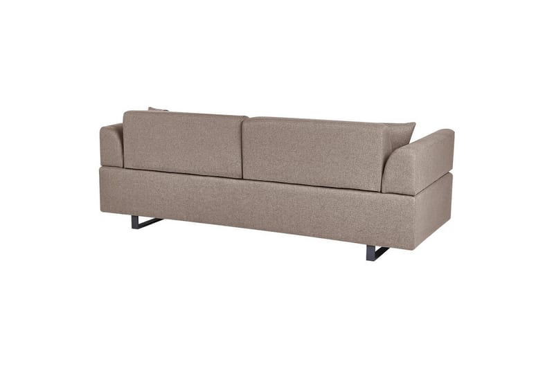 3-sitssoffa Sokna Brun, Svart - Brun, Svart - Möbler - Soffa - 3 sits soffa