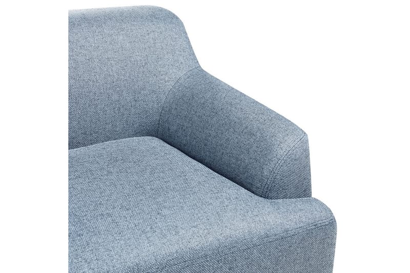 3-sitssoffa Sosjo Blått, ljust trä - Blått, ljust trä - Möbler - Soffa - 3 sits soffa