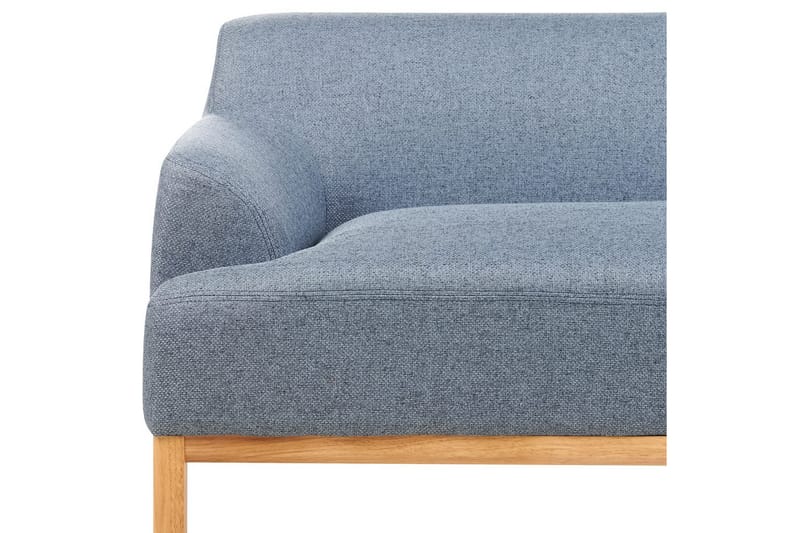 3-sitssoffa Sosjo Blått, ljust trä - Blått, ljust trä - Möbler - Soffa - 3 sits soffa