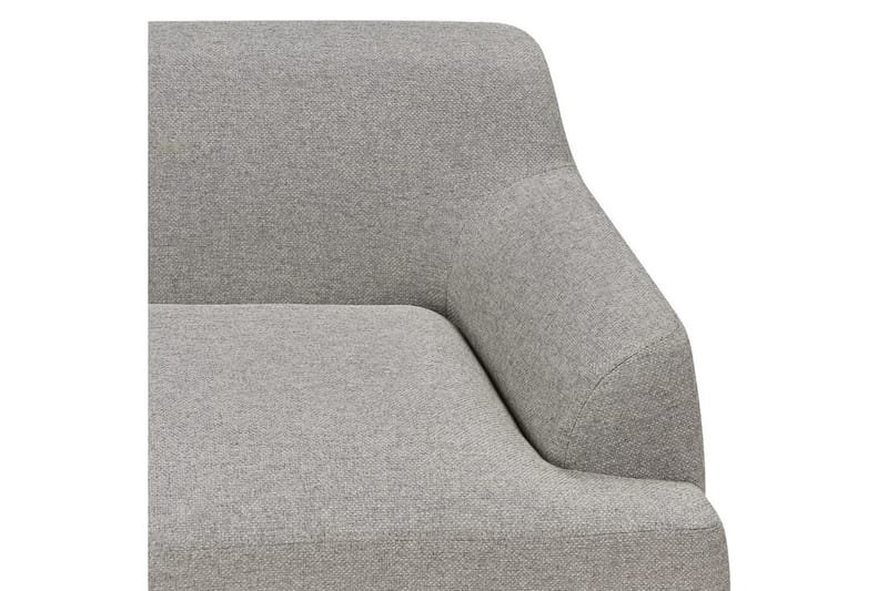 3-sitssoffa Sosjo Grå, ljust trä - Grå, ljust trä - Möbler - Soffa - 3 sits soffa