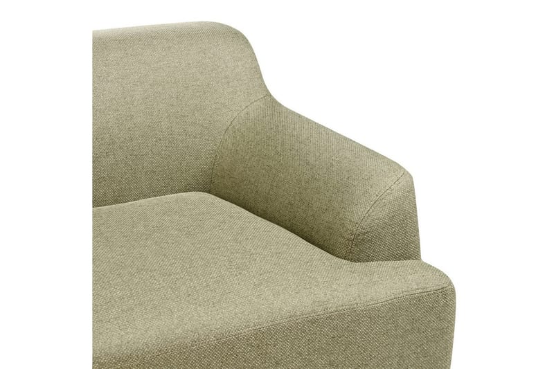 3-sitssoffa Sosjo Grönt, ljust trä - Grönt, ljust trä - Möbler - Soffa - 3 sits soffa