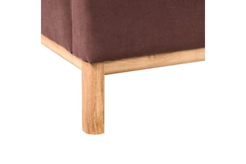 3-sitssoffa Sosjo Rött, ljust trä - Rött, ljust trä - Möbler - Soffa - 3 sits soffa
