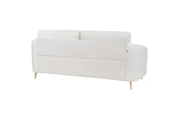 3-sitssoffa Trosa Vitt, guld - Vitt, guld - Möbler - Soffa - 3 sits soffa