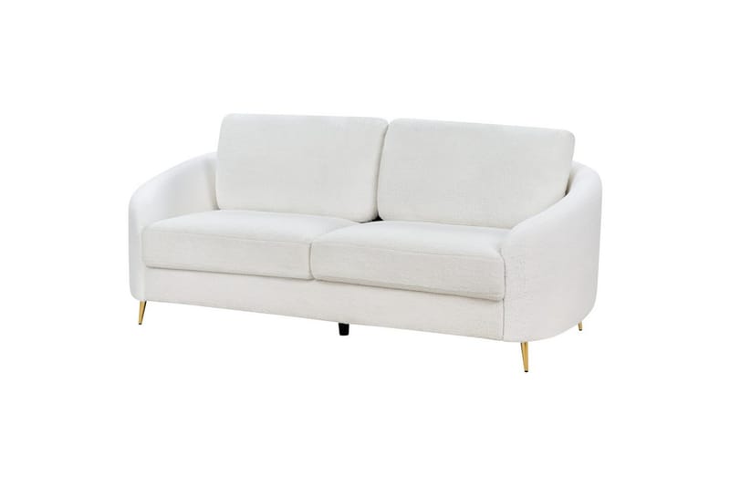 3-sitssoffa Trosa Vitt, guld - Vitt, guld - Möbler - Soffa - 3 sits soffa
