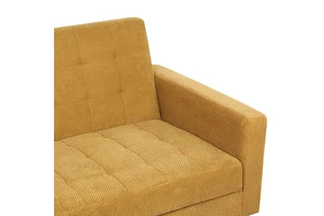 3-sitssoffa Vehkoo Gult, ljust trä - Gult, ljust trä - Möbler - Soffa - Bäddsoffa