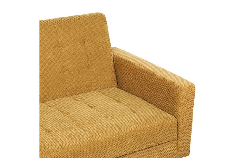 3-sitssoffa Vehkoo Gult, ljust trä - Gult, ljust trä - Möbler - Soffa - Bäddsoffa