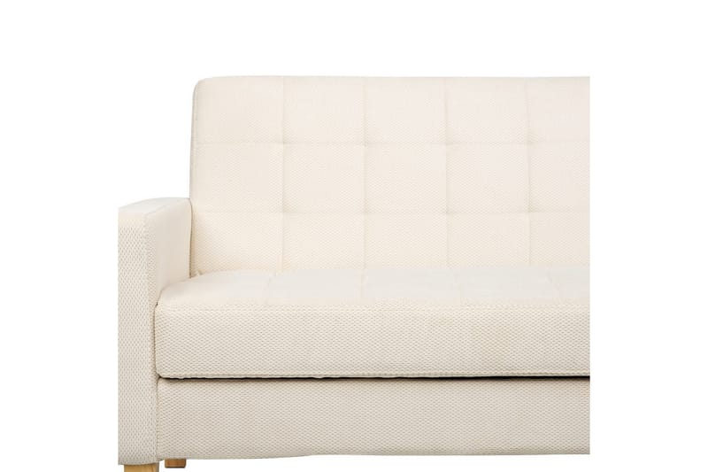 3-sitssoffa Vehkoo Vit, ljust trä - Vit, ljust trä - Möbler - Soffa - Bäddsoffa