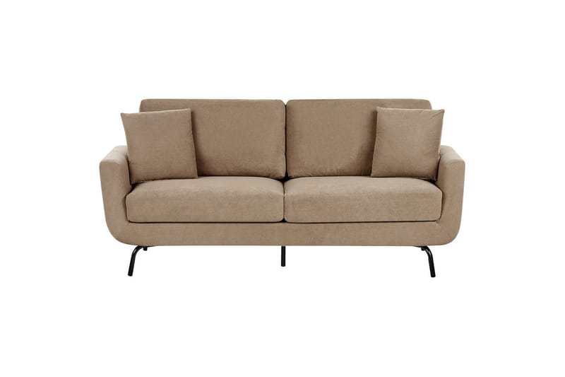 3-sitssoffa Vesala Brun, Svart - Brun, Svart - Möbler - Soffa - 3 sits soffa