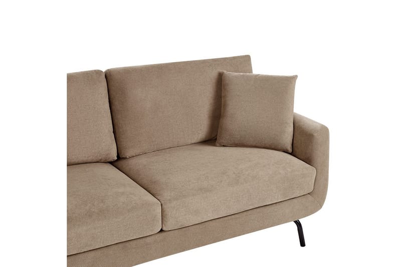 3-sitssoffa Vesala Brun, Svart - Brun, Svart - Möbler - Soffa - 3 sits soffa