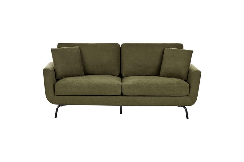 3-sitssoffa Vesala Grön, Svart - Grön, Svart - Möbler - Soffa - 3 sits soffa