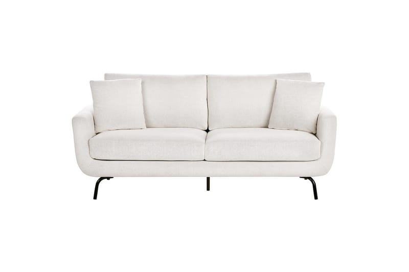 3-sitssoffa Vesala Vit, Svart - Vit, Svart - Möbler - Soffa - 3 sits soffa