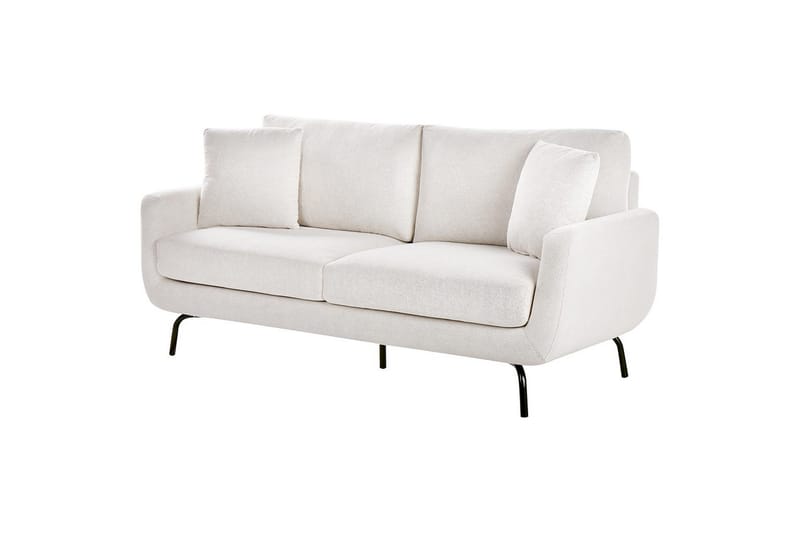 3-sitssoffa Vesala Vit, Svart - Vit, Svart - Möbler - Soffa - 3 sits soffa
