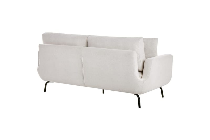 3-sitssoffa Vesala Vit, Svart - Vit - Möbler - Soffa - 3 sits soffa