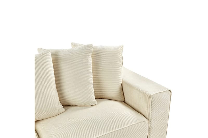 3-sitssoffa Viskan Beige, Manchestertyg - Beige, Manchestertyg - Möbler - Soffa - 3 sits soffa