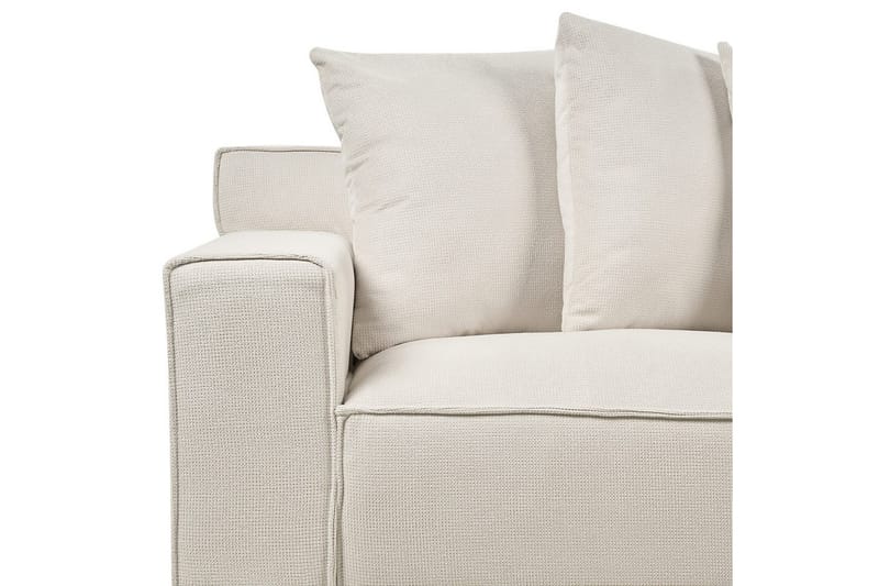3-sitssoffa Viskan Vit, Chenille - Vit, Chenille - Möbler - Soffa - 3 sits soffa
