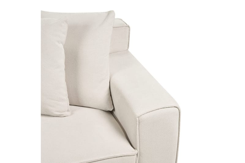 3-sitssoffa Viskan Vit, Chenille - Vit, Chenille - Möbler - Soffa - 3 sits soffa
