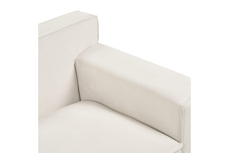 3-sitssoffa Viskan Vit, Chenille - Vit, Chenille - Möbler - Soffa - 3 sits soffa